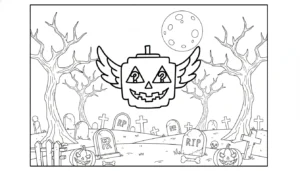 coloriage Lucky Box Brainrot pour enfants