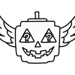 coloriage Lucky Box Brainrot pour enfants