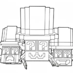 coloriage Lucky Box Brainrot à imprimer