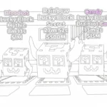 coloriage Lucky Box Brainrot gratuit