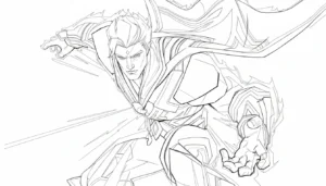 coloriage Marvel Rivals educatif pour enfant