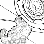 coloriage Marvel Rivals à imprimer pour enfant de 3 ans