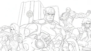 coloriage Marvel Rivals et dessin a imprimer