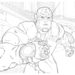 coloriage Marvel Rivals pour enfant de 2 ans