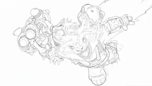 coloriage Marvel Rivals pour enfant de 10 ans