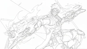 coloriage Marvel Rivals à imprimer pour enfants