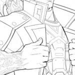 coloriage Marvel Rivals de pour enfants