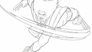 coloriage Marvel Rivals à imprimer gratuitement
