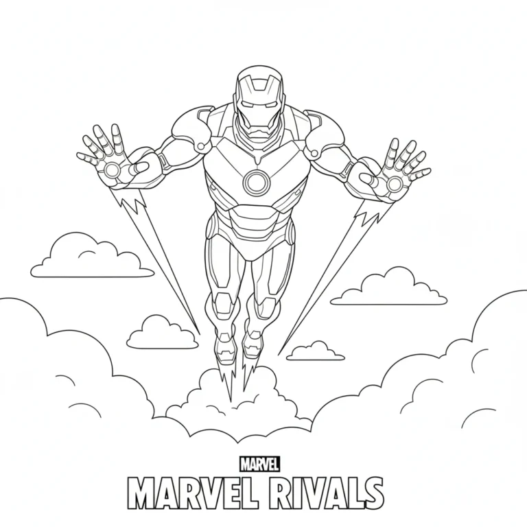 Tranh tô màu Marvel Rivals