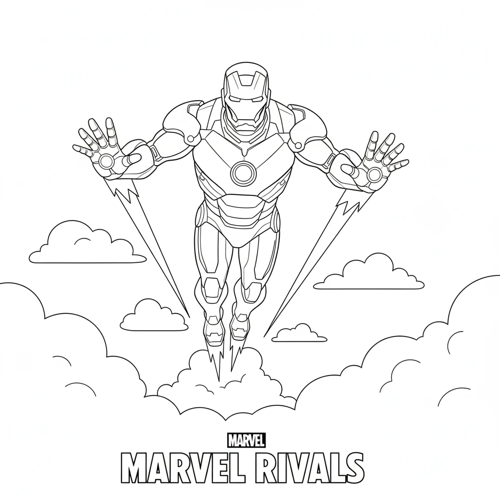 Tranh tô màu Marvel Rivals