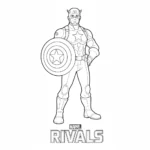 coloriage Marvel Rivals a imprimer pour enfant de 4 ans