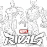 coloriage Marvel Rivals a dessiner et imprimer
