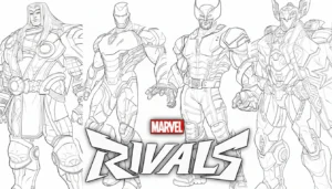coloriage Marvel Rivals a dessiner et imprimer