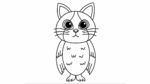 coloriage Meowl pour bebe a imprimer