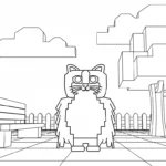 coloriage Meowl à imprimer gratuit