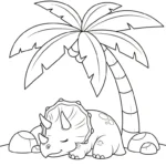 coloriage Préhistoire et apprentissage