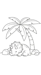 coloriage Préhistoire et apprentissage