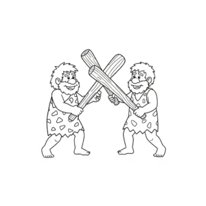 coloriage Préhistoire à imprimer pour enfant de 3 ans