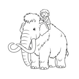 coloriage Préhistoire pour enfants à imprimer