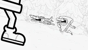 imprimer coloriage Quesadilla Crocodila