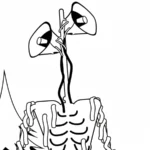 coloriage Siren Head en ligne