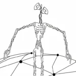coloriage Siren Head a imprimer gratuit
