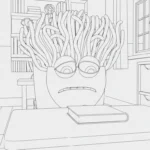 coloriage Spaghetti Toilette en ligne