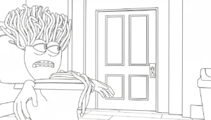 coloriage Spaghetti Toilette et dessin a imprimer