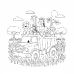 coloriage Tombereau en ligne