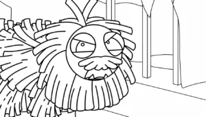 a imprimer coloriage Yarnaby gratuit