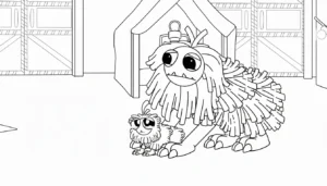 imprimer coloriage Yarnaby