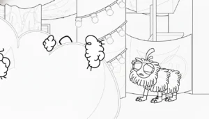 coloriage Yarnaby pour enfant de 2 ans