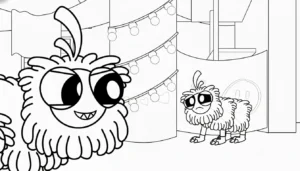 coloriage Yarnaby a colorier en ligne