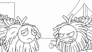 coloriage Yarnaby pour enfants