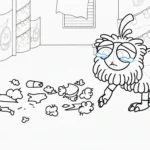 coloriage Yarnaby pour enfant de 10 ans