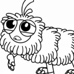 coloriage Yarnaby pour enfant de 7 ans