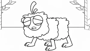 coloriage Yarnaby pour enfant de 10 ans