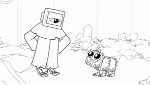 coloriage Yarnaby à imprimer