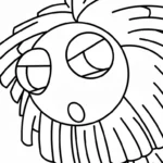 coloriage Yarnaby educatif pour enfant