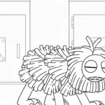 coloriage Yarnaby pour enfant de 8 ans