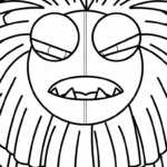 image de coloriage Yarnaby pour enfant