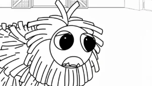 coloriage Yarnaby à imprimer gratuitement
