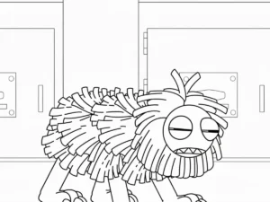 coloriage Yarnaby de pour enfants