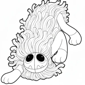 coloriage Yarnaby à imprimer kawaii