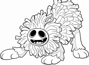 coloriage Yarnaby pour bebe a imprimer