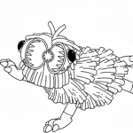 coloriage Yarnaby à imprimer pour enfant de 9 ans