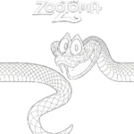 coloriage Zootopie 2 à imprimer a4
