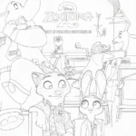 coloriage Zootopie 2 à imprimer