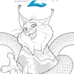 coloriage Zootopie 2 pour enfant de à imprimer