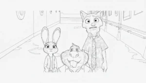 coloriage Zootopie 2 gratuit a imprimer